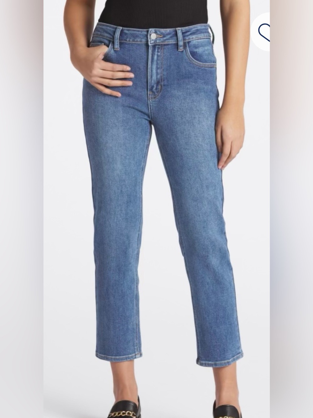 Just USA Danny High Rise Straight-Leg Jeans